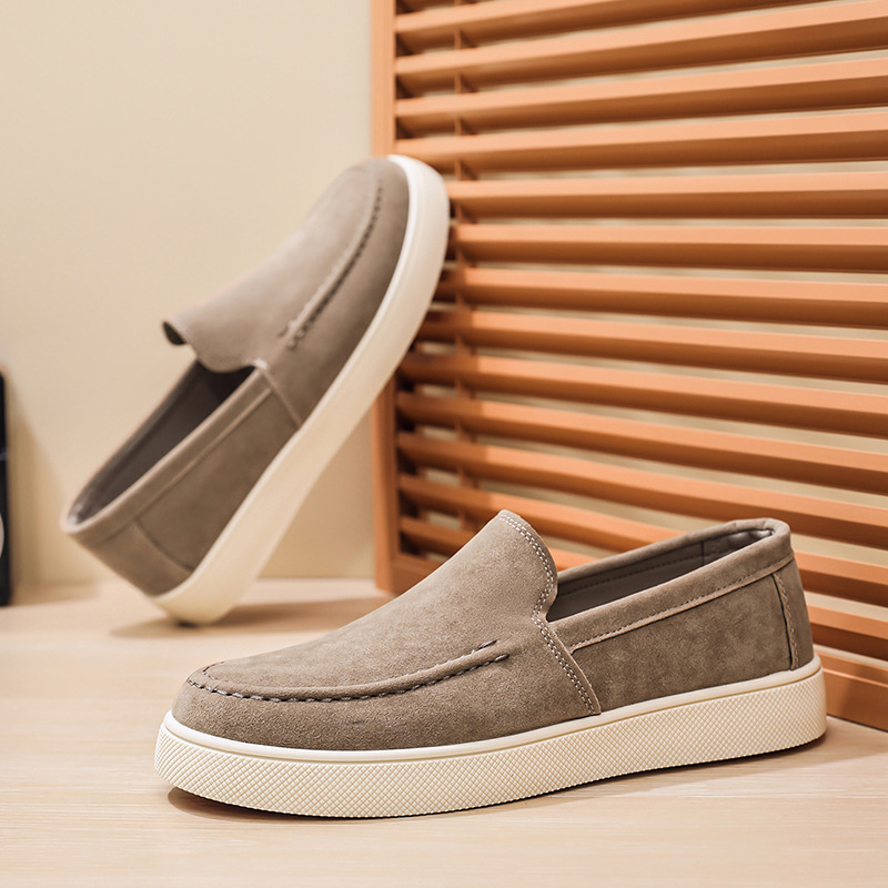 Kişi idman ayaqqabısı, yüngül və nəfəs alan slip-on model