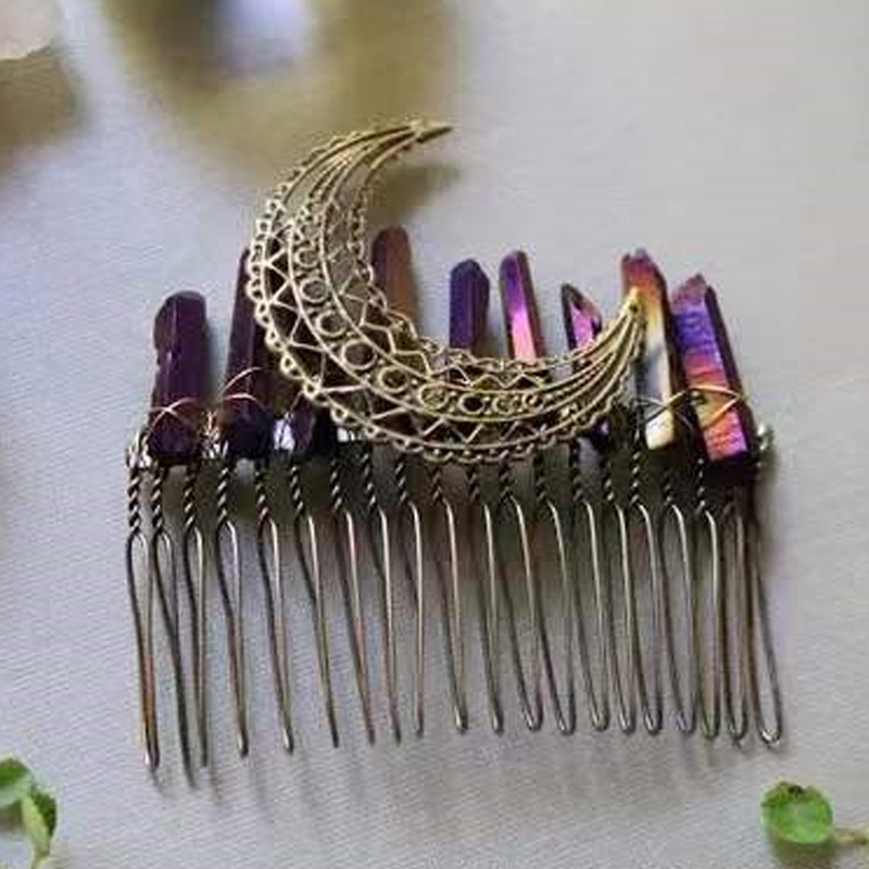 Women's Vintage Style Crown Alloy Plating Insert Comb display picture 1
