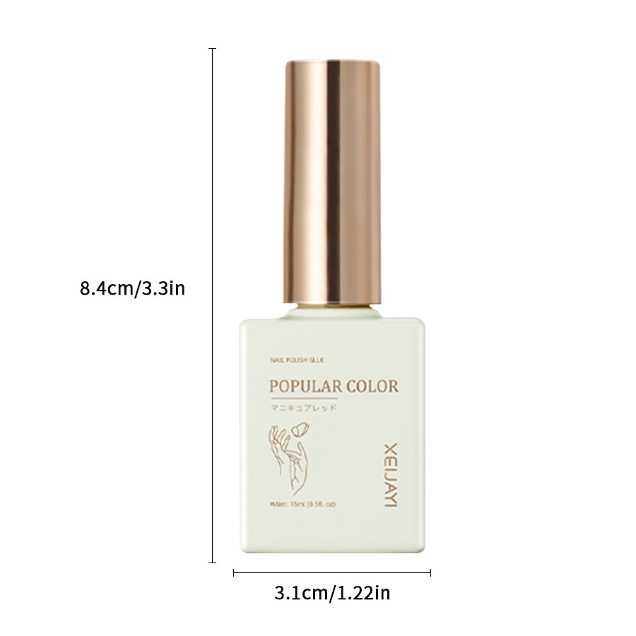 2023 new white dark red nail polish glue for nail polish shop