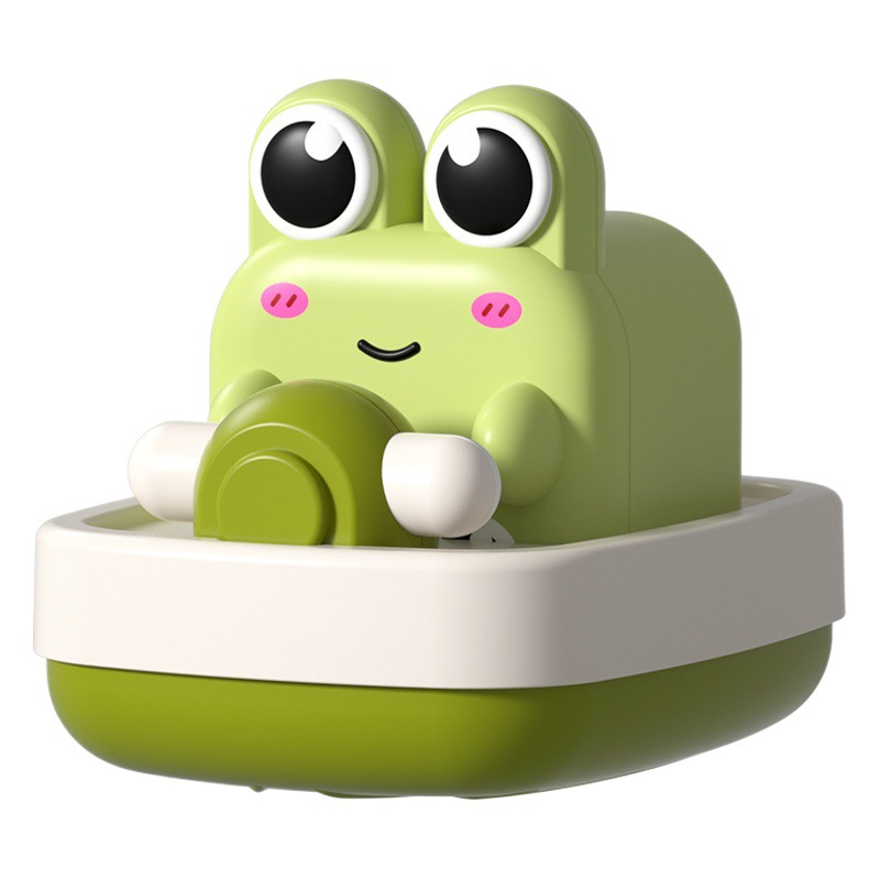 Children's Water Toys Wind-Up Little Frog Little Duck Geometric Animal Baby Bath Toys Street Stall Wholesale