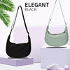 Shoulder bag, nylon capacious one-shoulder bag, Korean style, 2022