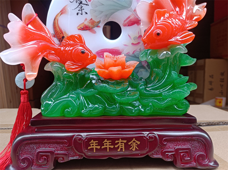 双鱼年年有余平安扣2