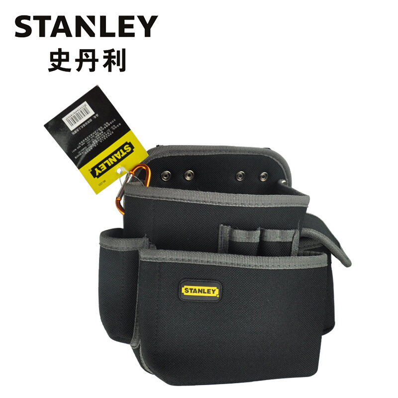 STANLEY/史丹利 四袋双插孔工具腰包维修工具包电工包 96-253-23