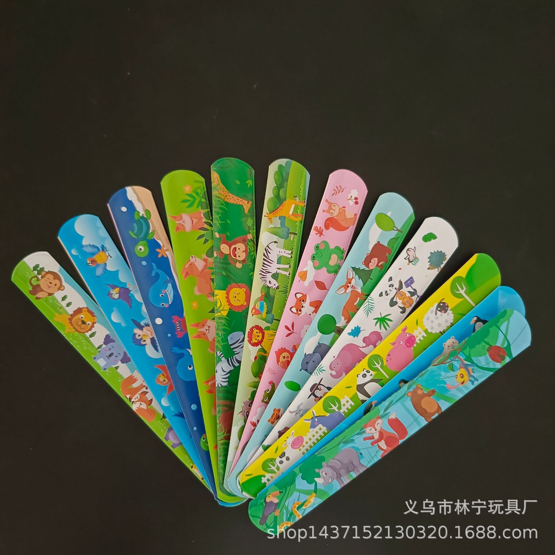 Pulsera de anillo de raqueta de elemento animal transfronterizo Anillo de raqueta de granja de Rancho Regalo De estudiante correa de muñeca regalo