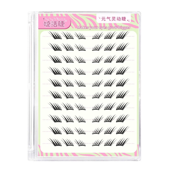 ✿Glue-free✿10 rows of 60 clusters of small wings 8-10mm (small flakes)