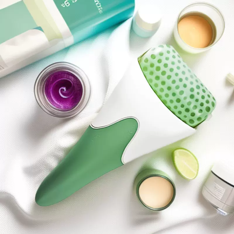 冰滚轮身体护理冷敷仪美妆工具面部冰敷冰粉色按摩美容仪冰导