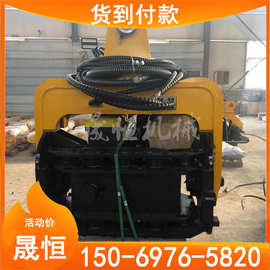 钢护筒振动打桩锤图片 无缝钢管高频振动打桩机 台湾振动沉桩机