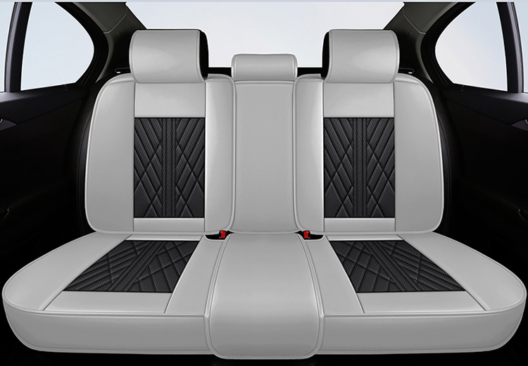 Car Cushion Four Seasons Universal Full Surrounding Special Seat Cover Autumn Breathable Perforated Leather Cartoon Goddess Car Cushion Cover