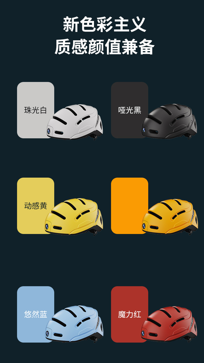 HD Waterproof Wireless Sports Camera Cycling Motorcycle Electric Vehicle Head-mounted Bicycle Anti-shake Helmet Recorder