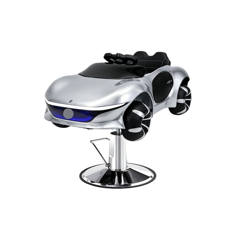 Silla de peluquería transfronteriza para niños silla de cabello giratoria silla de elevación salón de peluquería multifuncional asiento de automóvil de dibujos animados al por mayor