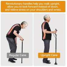C 66904 Four-legged LED folding cane �Ľ� LED �۵�����