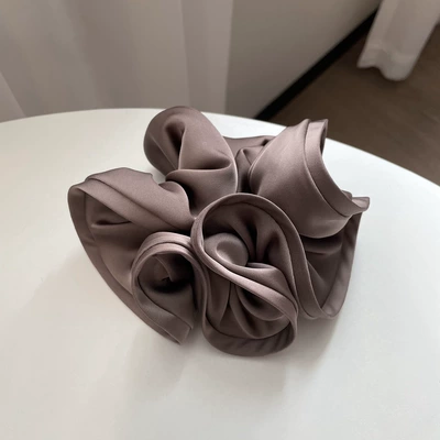 Hair Ring Elegant Hair Rope, Saç üçün rezinlər - gray-purple