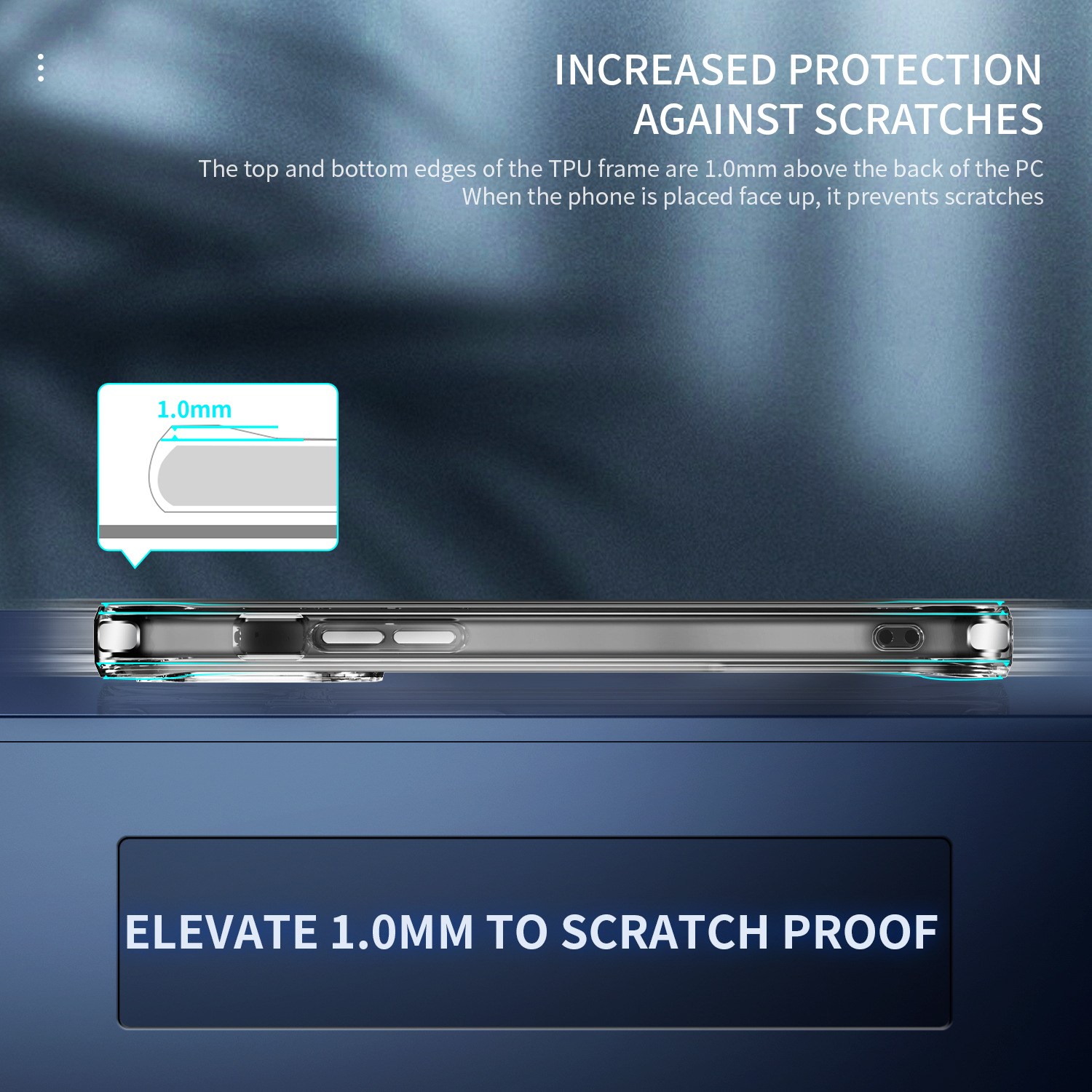 Transparent stötsäkert mobilskal för iphone 16 pro max_voghion.com