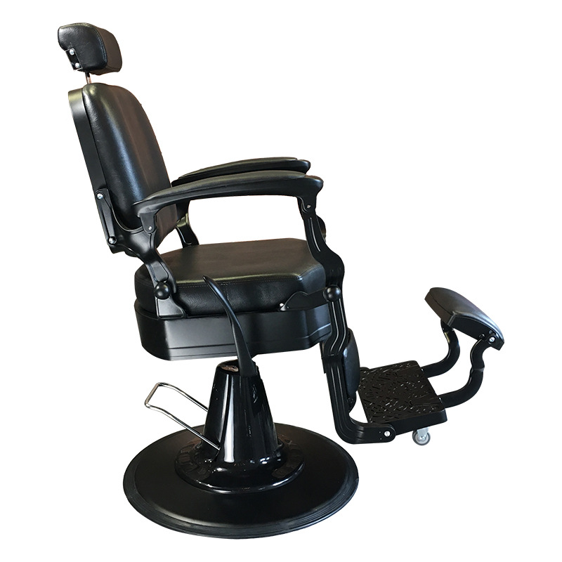 Silla de pelo de estilo europeo retro salón de pelo de comercio exterior transfronterizo se puede poner elevación giratoria cabeza de aceite americana Silla de corte de pelo