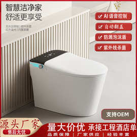 轻智能马桶全自动语音家用一体式泡沫盾防溅无水压限制电动坐便器