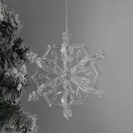 圣诞装饰品;塑料工艺品;圣诞雪花