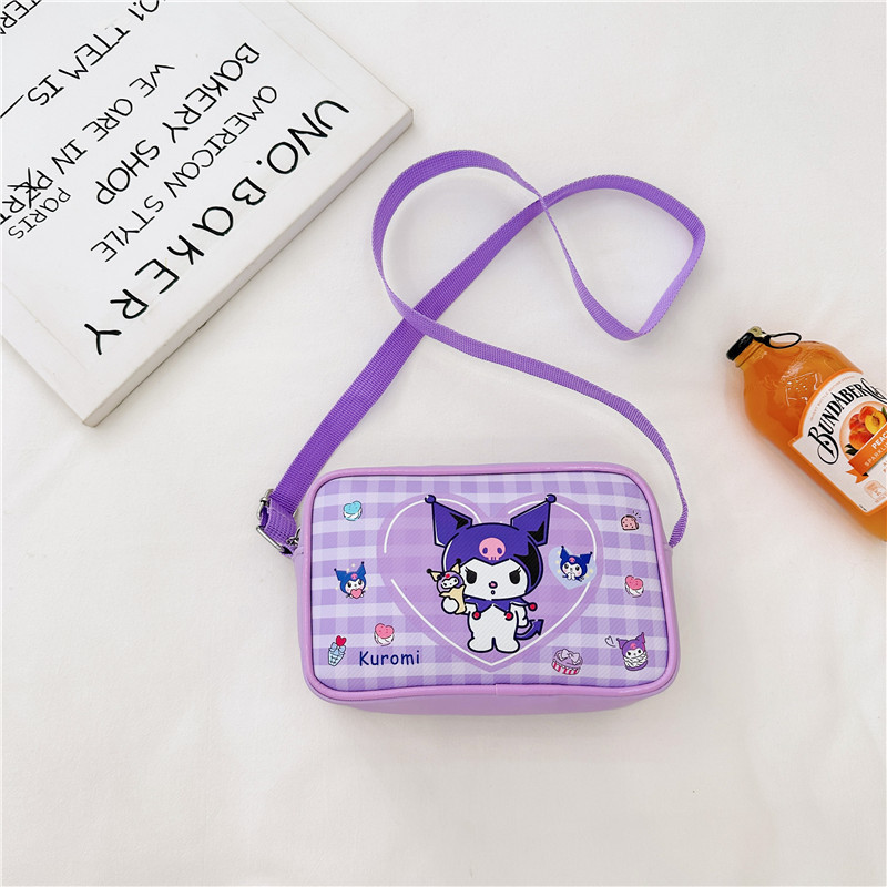 2025 nueva moda universitaria para niñas escolares de compras bolso de hombro de periódico PU bolso de niños bolso de almacenamiento