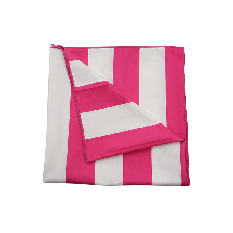 Natación de secado rápido Toalla de baño capa rayada protector solar chal Toalla de playa deportes fitness toalla absorbente transfronterizo exclusivo