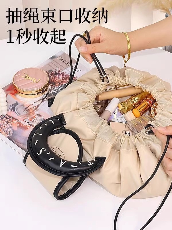 化粧品バッグ女性の大容量ポータブル怠惰な化粧品バッグ防水旅行収納袋巾着トイレタリーバッグ|undefined
