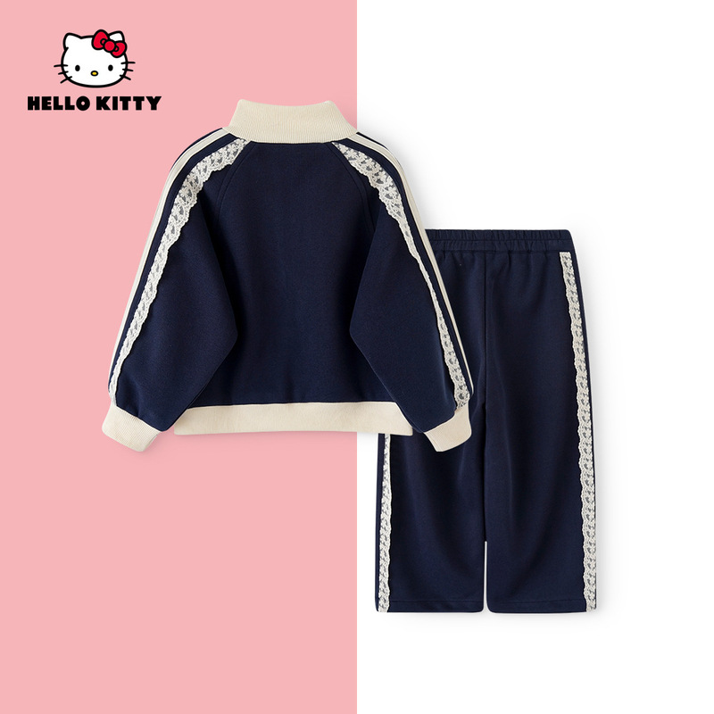 HelloKitty女童装2025秋季新款儿童时尚休闲套装AC5323BG425|undefined