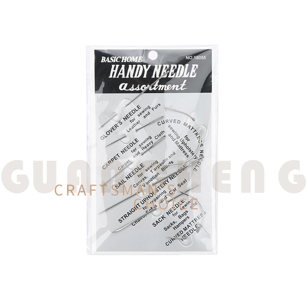 제조업체 도매 손바느질 가죽 바늘 세트 곡선 바늘 곡선 바늘 큰 구멍 곡선 바늘