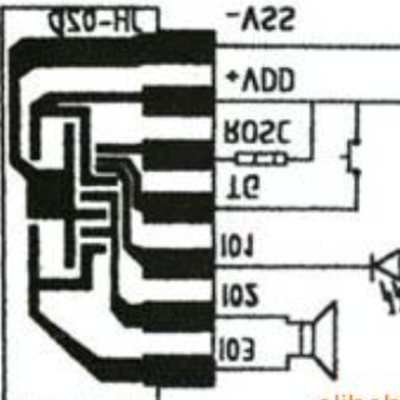 IC杭波涛新电子元件厂发声音乐IC芯片 歌曲名《上帝保佑美利坚》