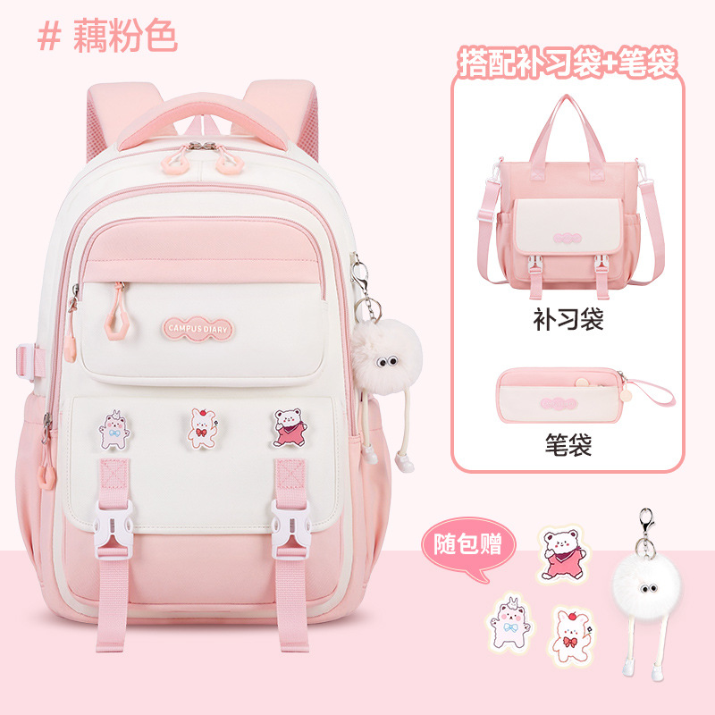Mochila Escolar de Gran Capacidad para Secundaria de Tela Oxford, Ultraligero, para Educación Escolar