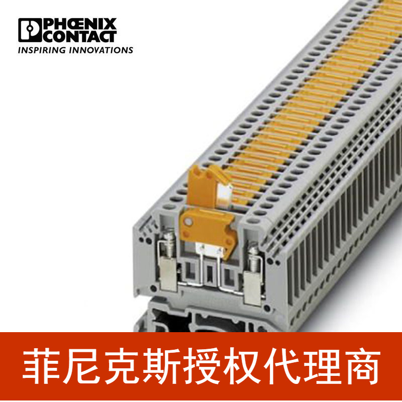 代理菲尼克斯2.5平方螺钉连接凤凰端子刀闸分断端子MTK-3101016