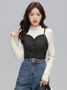 Down waistcoat women 2024 new down jacket women's light waistcoat camisole outer wear inner down jacket tide