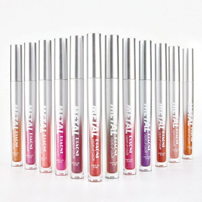 Кросс-бордеры для DIAONI металлическая жидкость жидкий блеск без прилипания чашка блеск для губ, косметические бусины лёгкое возмущение красота