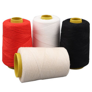 Factory in stock quilt thread old-fashioned household quilt sewing machine thread polyester cotton black and white red thick thread quilt thread