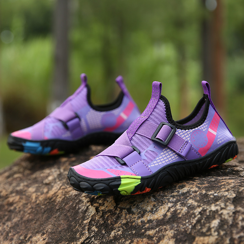 Summer children's beach swimming shoes wading upstream shoes women's barefoot diving girls' outdoor five-finger shoes men's shoes couple