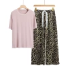 Pink + yellow leopard print