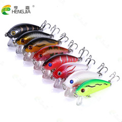 Lure Fake Minnow Mini Bionic Bass Bait 5cm Fishing Gear Hard Bait Wholesale Diving Small Fat Man
