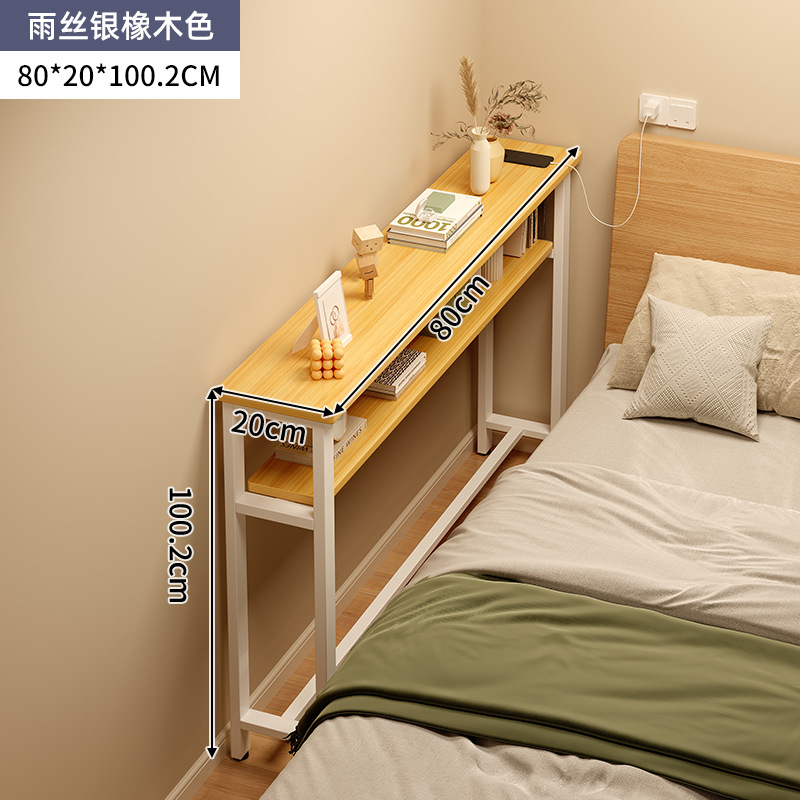 Mesa doméstica dormitorio de niñas simple escritorio de alquiler casa contra la pared escritorio de computadora mesa de trabajo balcón estrecha mesa larga