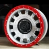 16X8.5J-Red Border 39