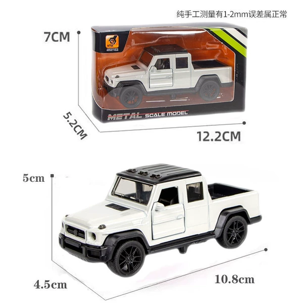 Mercedes-Benz pickup white-back force+door opening [12.2*5.2*7]