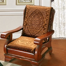 实木沙发垫带靠背加厚海绵中式红木沙发坐垫防滑椅垫老式木沙发严