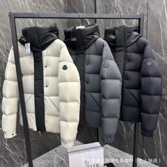 高品質ワークウェアブラックウォリアーダウン冬の新しいカップルフード付きMengjia厚く暖かい男性と女性のジャケット