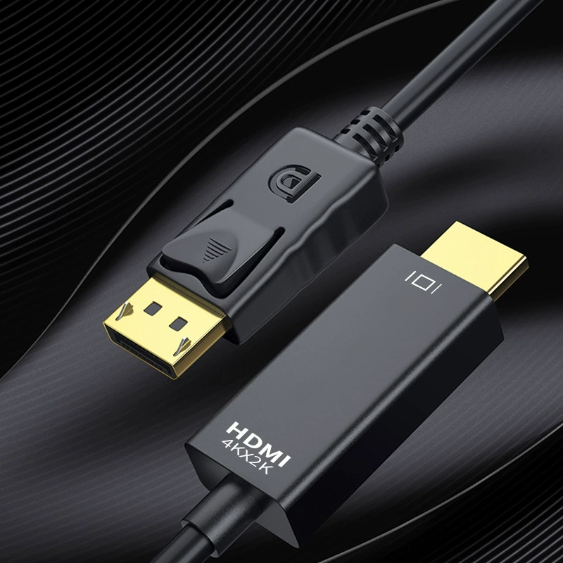 Кабель DP к HDMI, мужской, 1,8 м, 4K30, HD адаптер, кабель соединения компьютера с монитором, DP к HDMI, кабель конвертации