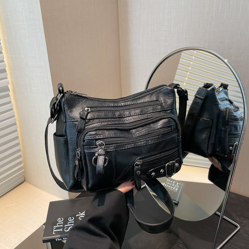 2025 primavera nuevo estilo retrógrado francés bolso de bolsillo pequeño personalidad simple estilo extranjero bolso de hombro simple