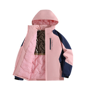 Thickened fleece-lined Graphene Technology Cotton Clothes Fashionable Couples Windproof and Cold Light Warm Autumn and Winter Rush Clothes Group Buying