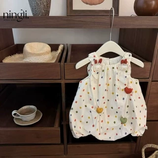 柠里女童连衣裙夏装新款儿童花苞公主裙女宝宝吊带裙夏季儿童裙子