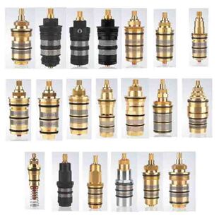 Cross-Border All-Copper Thermostatic Valve Core Temperature Control Valve Core Shower Faucet Accessories Hot and Cold Temperature Adjustment Quick-Open Valve Core Manufacturer
