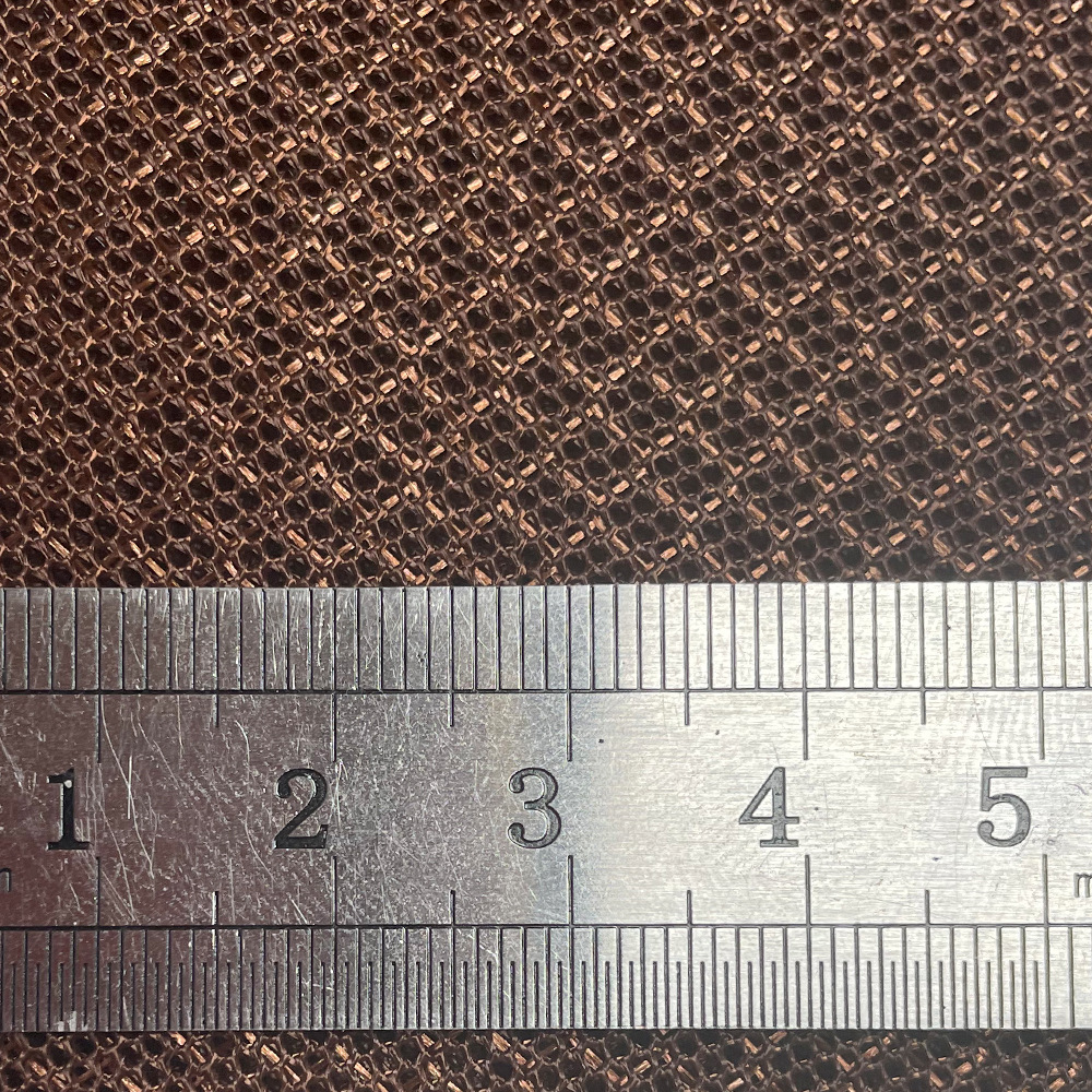 现货4孔菱形长丝三文治 反光有光泽箱包面料 涤纶网布鞋材