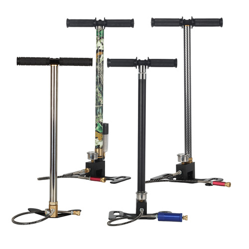 Manufacturer cross-border high-pressure air pump 30mpa stainless steel folding large watch high-pressure manual air pump 30mpa