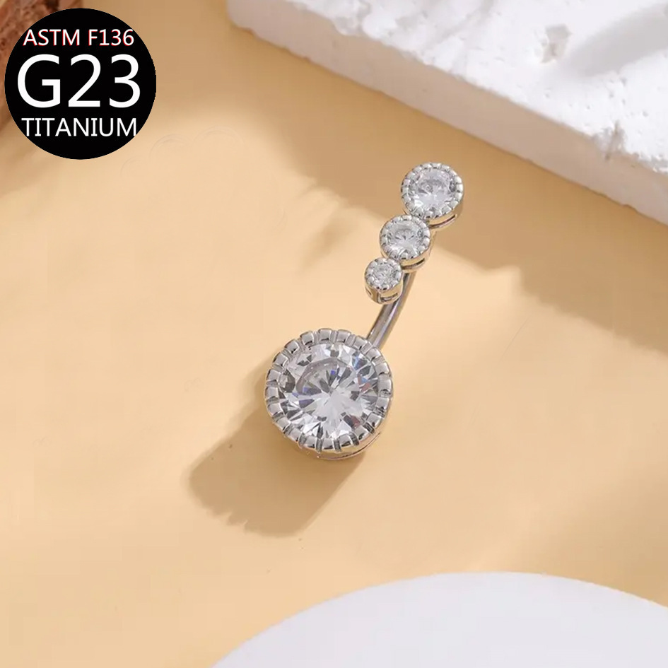 Metal classic hypoallergenic belly button piercing, Amazon
