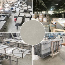 人造石英石纯黑色大理石台面厨房石材板现代简约卫生间洗手盘E18