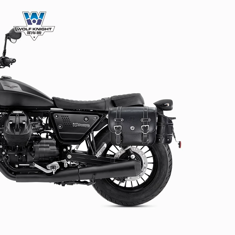 Голова машины Wolfs подходит для Moto Guz V9 сумка на бок боковая сумка ретро боковая коробка модифицированный шлем сумка водонепроницаемая быстрая разборка