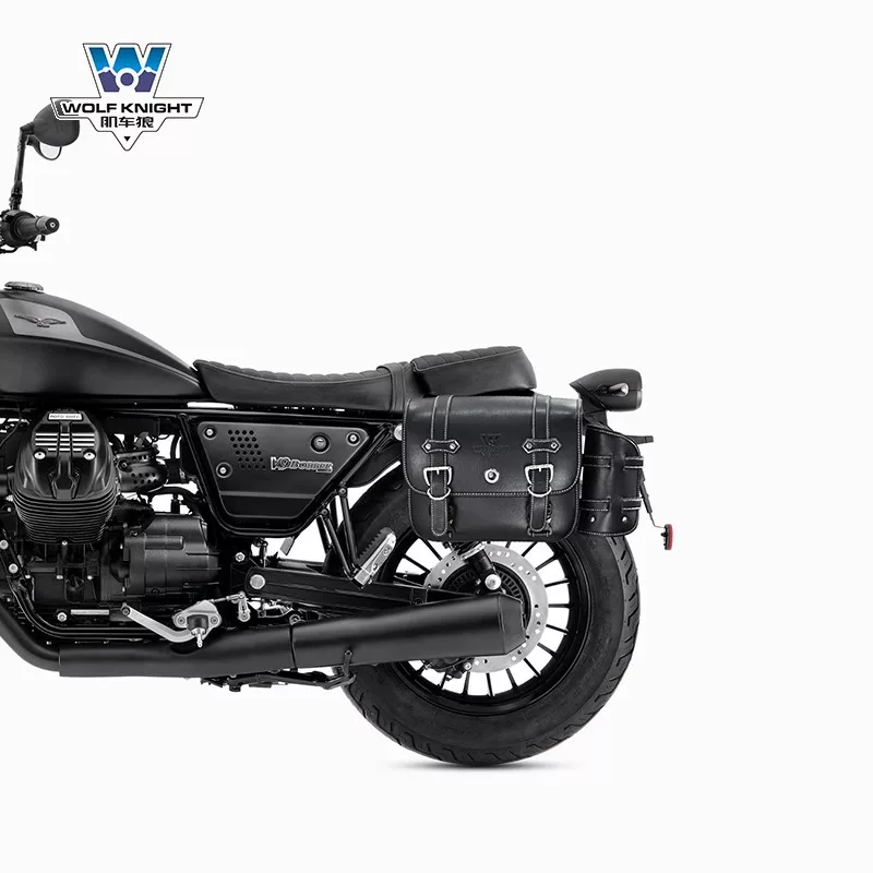 Голова машины Wolfs подходит для Moto Guz V9 сумка на бок боковая сумка ретро боковая коробка модифицированный шлем сумка водонепроницаемая быстрая разборка